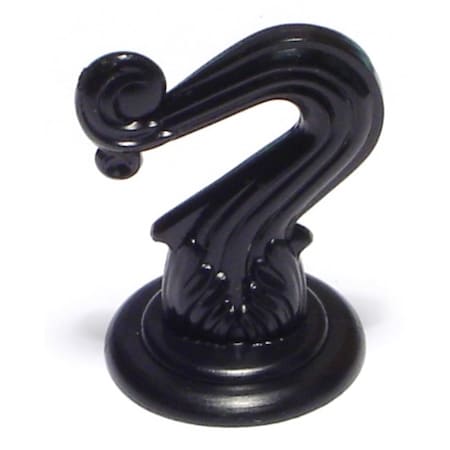 Midwest Fastener Black Plastic Swag Hooks 6PK 64687